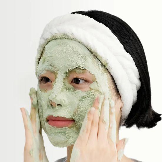 P.CALM Holy Basil Pore Bubble Deep Mask 90g (+ Dual Pore Brush)