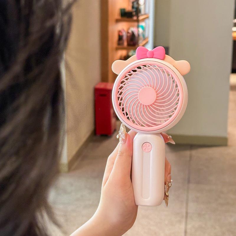 

Kids USB Rechargeable Cartoon Mini Fan - Handheld & Desktop Birthday Gift Standard