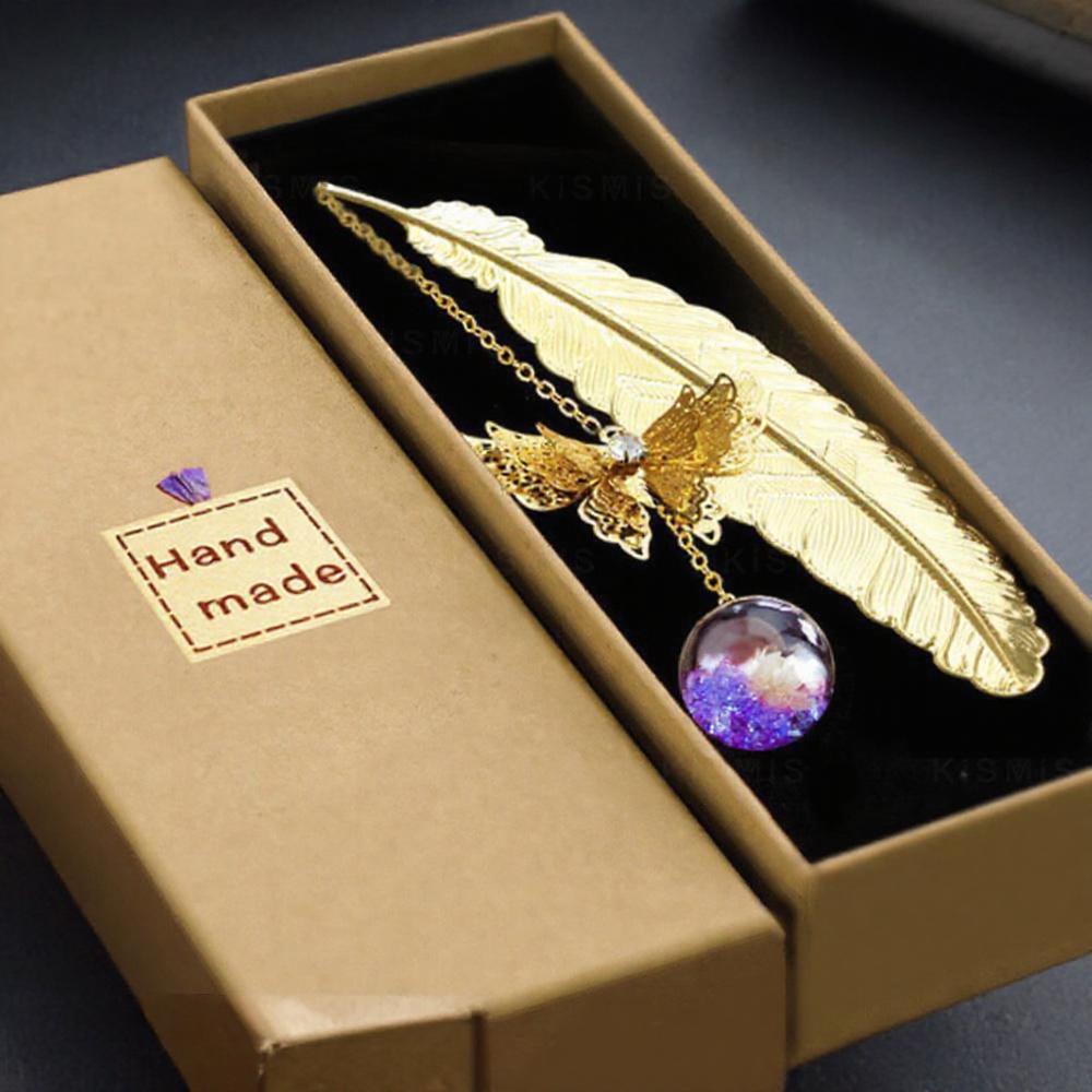 

Elegant Metal Feather Bookmark Perfect Gift for Women Book Lovers Teachers Mom Birthday Christmas Mothers Day Present