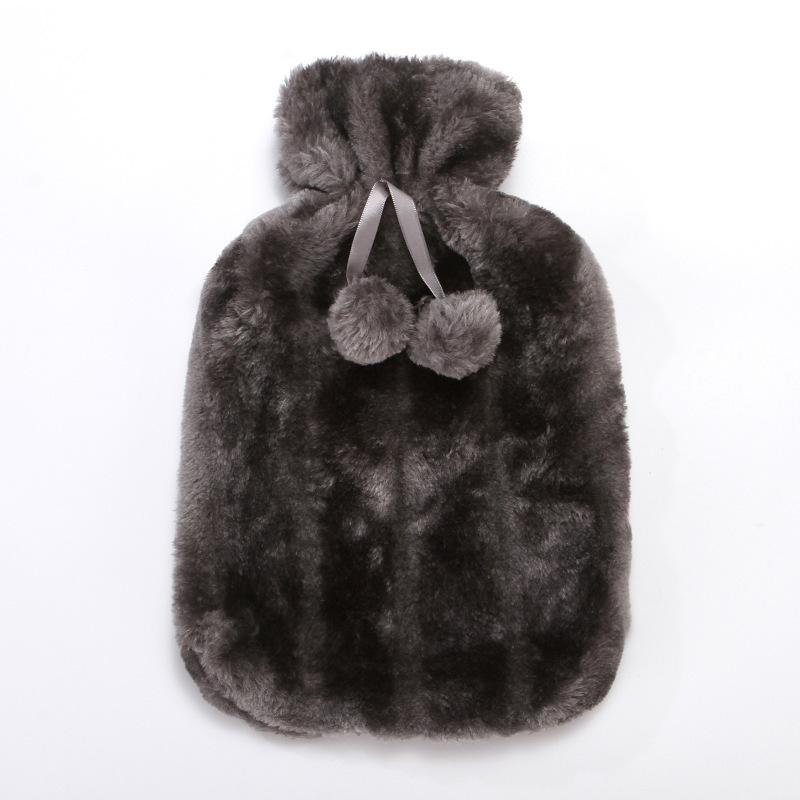 Rubber Hot Water Bottle, Hot Water Bottle, Fleece Sleeve, Imitation Rabbit Fur Cloth Sleeve, Hand Warmers and Foot Warmers.