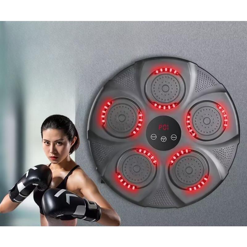 

Музыкальный боксерский автомат, настенная мишень, домашнее оборудование для тренировки умной реакции, детский бокс, электронная мишень для бокса