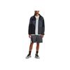 Under Armour Colorblock Logo Stand Collar Long Sleeve Jacket Men Jackets Black 1377304-001