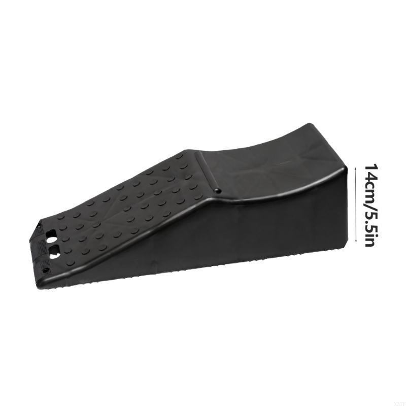 5.5 Inch Handy Wheel Chock For Car Motorcycle Tire Changing And Maintenance With Anti Slip Design X37F