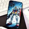 Soft G-Gundams Capa Phone Case For iPhone 17 16 15 14 13 12 11 Pro Max Plus Mini Soft Black Cover