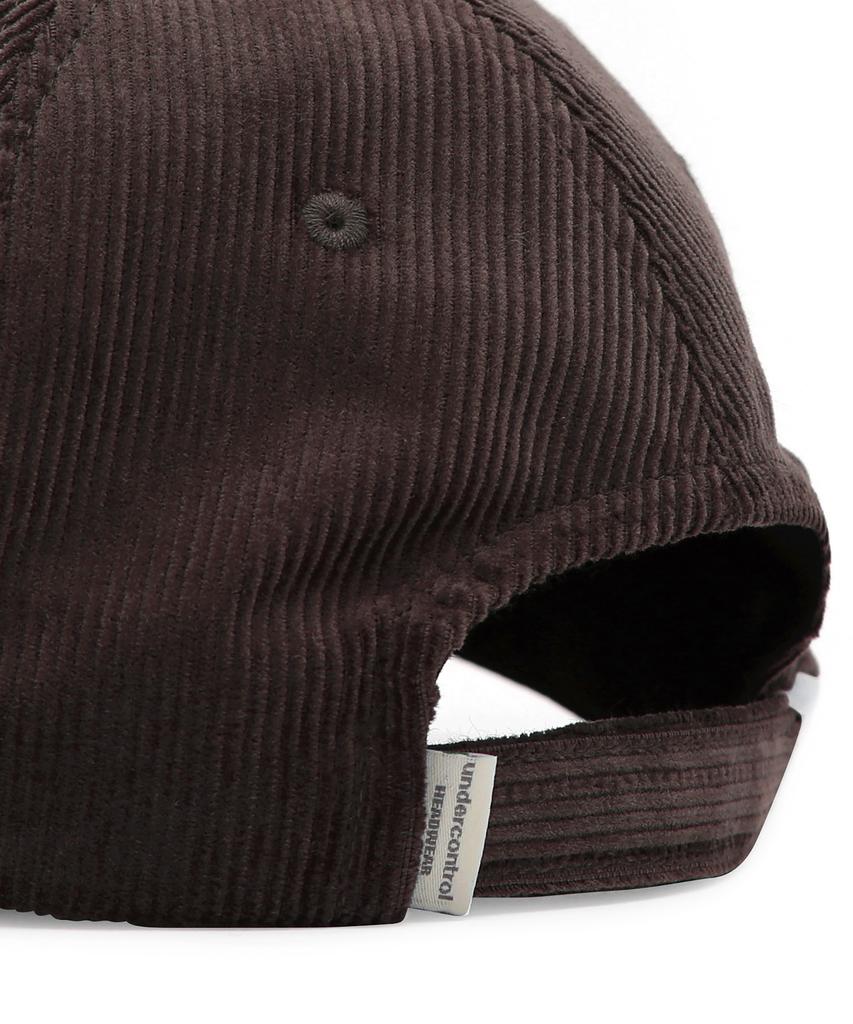 Eondeokeonteulol Unisex Autumn/Winter Corduroy Basic Soft Top Ball Cap Signature / Authentic B B / Cd / Choco