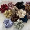 Luxury Satin Hair Tie: High-End French Design, Korean Leather Style