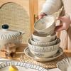 Ruhan Japanese Style Ceramic Dinnerware Set