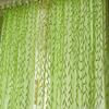Elegant Modern Tulle Curtains For Living Room Bedroom Kitchen Green Leaf Sheer Curtains For Window Tulle Curtains Drapes