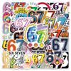 50 American-Themed Boy Stickers: Fun, Waterproof Meme Designs for Phone Decoration