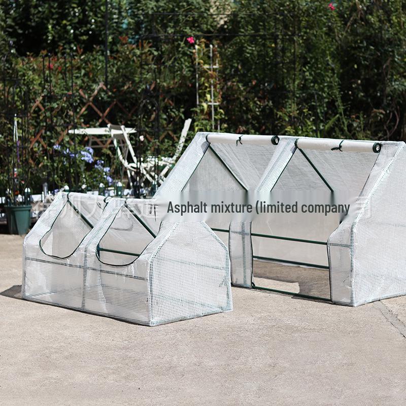 Invernadero Compacto de Exterior para Flores y Verduras – Protección Solar, Impermeable y Aislado para Uso en Balcón o Jardín(Soporte No Incluido.)