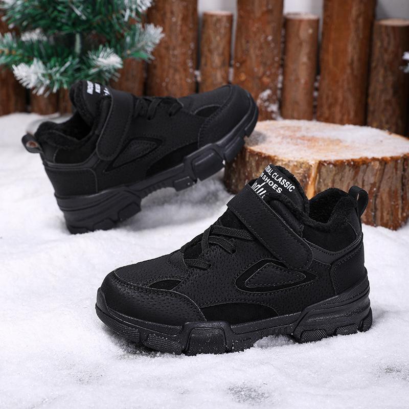 Jungen Martin Stiefel Außenhandel Mädchen Samt Baumwollschuhe 2025 Winter neue kurze Stiefel Mädchen Britischer Stil Stiefel