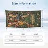 Forest Nature Theme Beach Towel Personalized Custom Name & Text Soft Quick Dry Beach Towel for Swimming Travel