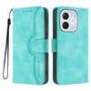 For Honor 400 Lite Leather Case Wallet Stand Smile Imprinted Phone Cover with Strap