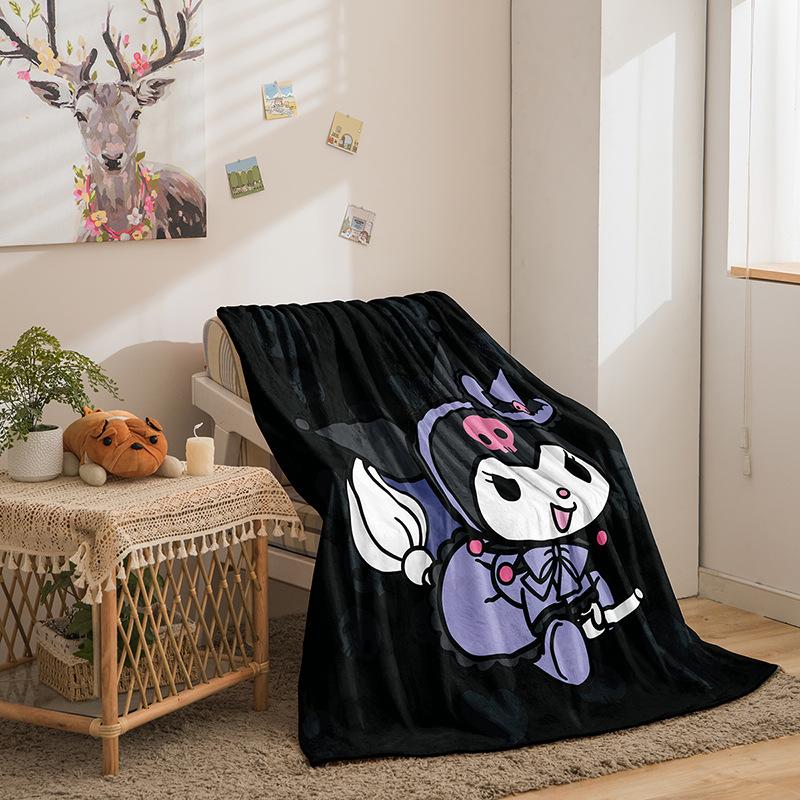 Kulomie Series Flannel Blanket 3D Printed Sofa Blanket Thickened Blanket