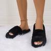 Fashion 2024 New Women Warm Fashion Simple Flat Heeled Slippers Women Casual Versatile Comfortable Indoor Winter Slippers Slides Women