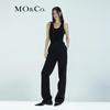 MO&Co. Ribbed Knit U-Neck Vest