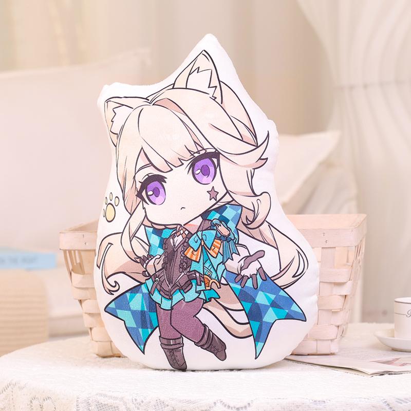 Genshin Impact Pluche Pop Lyney Furina Lynette Mavuika Arlecchino Anime Karakter Schattig Zacht Knuffeldier Kinderen Pluche Speelgoed Cadeaus 45cm