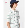 Uniqlo Japan Dry Kanoko Border Polo Shirt