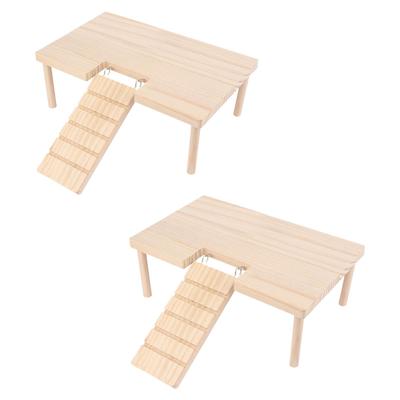 Hamster Platforms with Ladder Cage Accessory for Chinchilla Hamster Gerbil