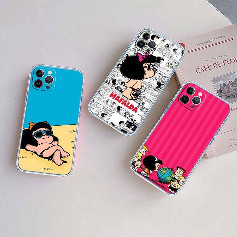 MH88 Mafalda Case for Motorola E7 G6 G7 G8 G9 Plus Power Play G10 G20 G04 E30 E40 E22 E20 E13 E15 G22 G23 G05 G75 G35 G55