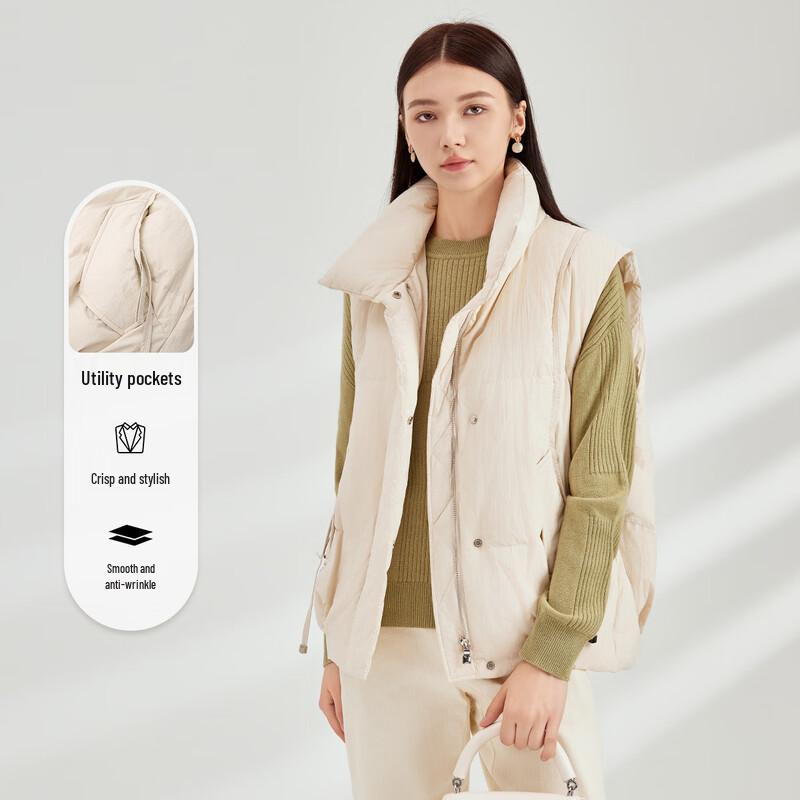 

Elva s Island Women s Basic Short Down Vest S