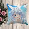 Anime Pillow Blue Archive Fall Decor Cushion Cover x Pilow Cases Car Decoration Throw Pillows Decorative Pillowcases