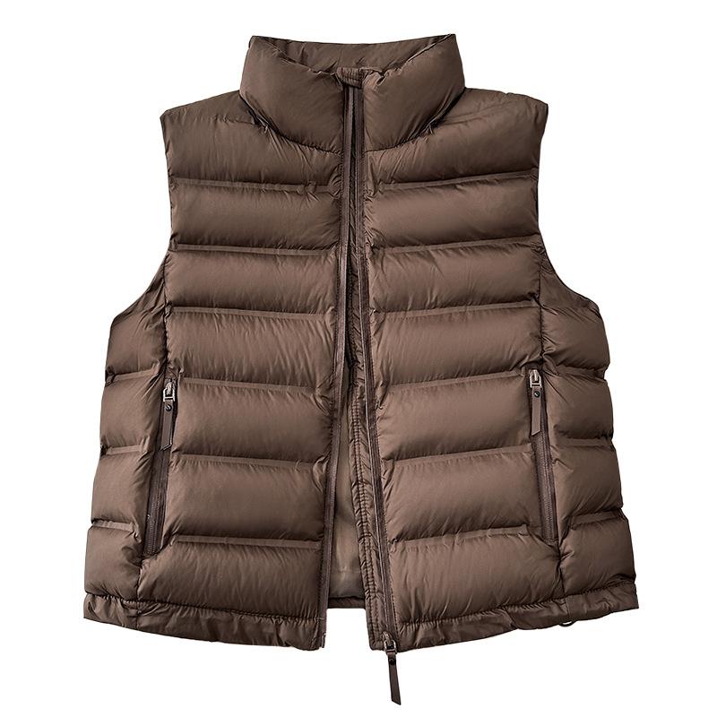 New autumn and winter women's clothing stand-up collar sleeveless down cotton cotton jacket vest vest jacket