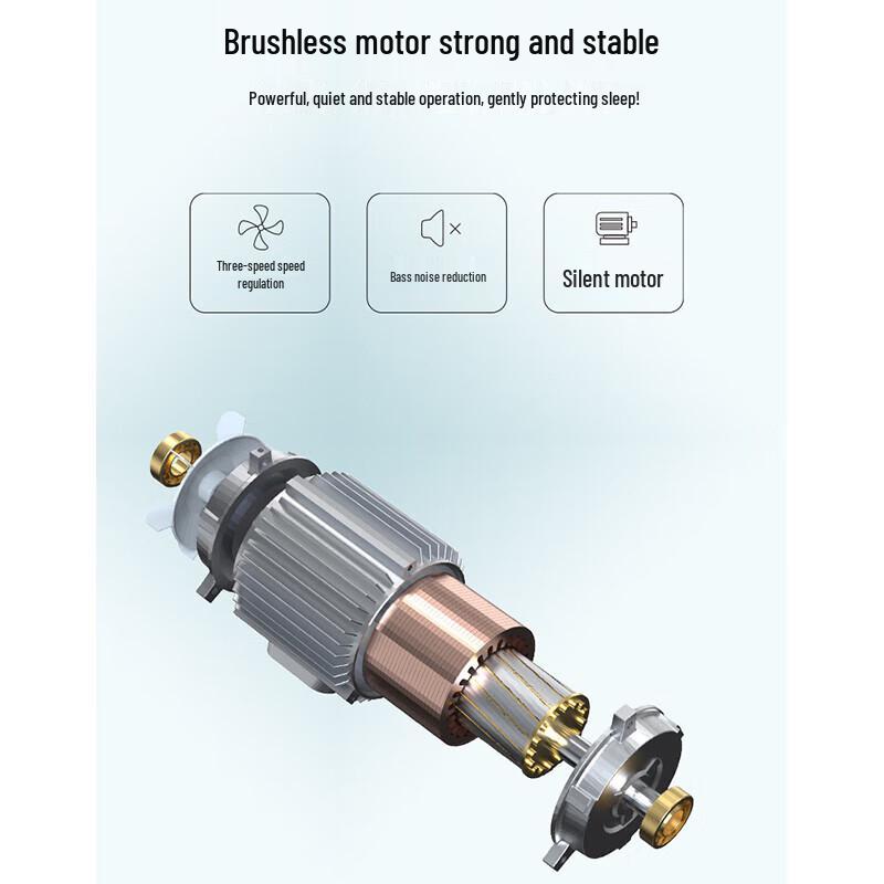 Xiru XR-YY37 3D Circulation Quiet Desktop Fan with Ambient Light & Aroma Diffuser