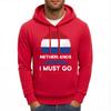 Netherlands Is Calling I Must Go Printing Men Hoodie Multicolor Loose Hoody Autumn Fleece Streetwear Hip Hop Pocket Man Hoodies
