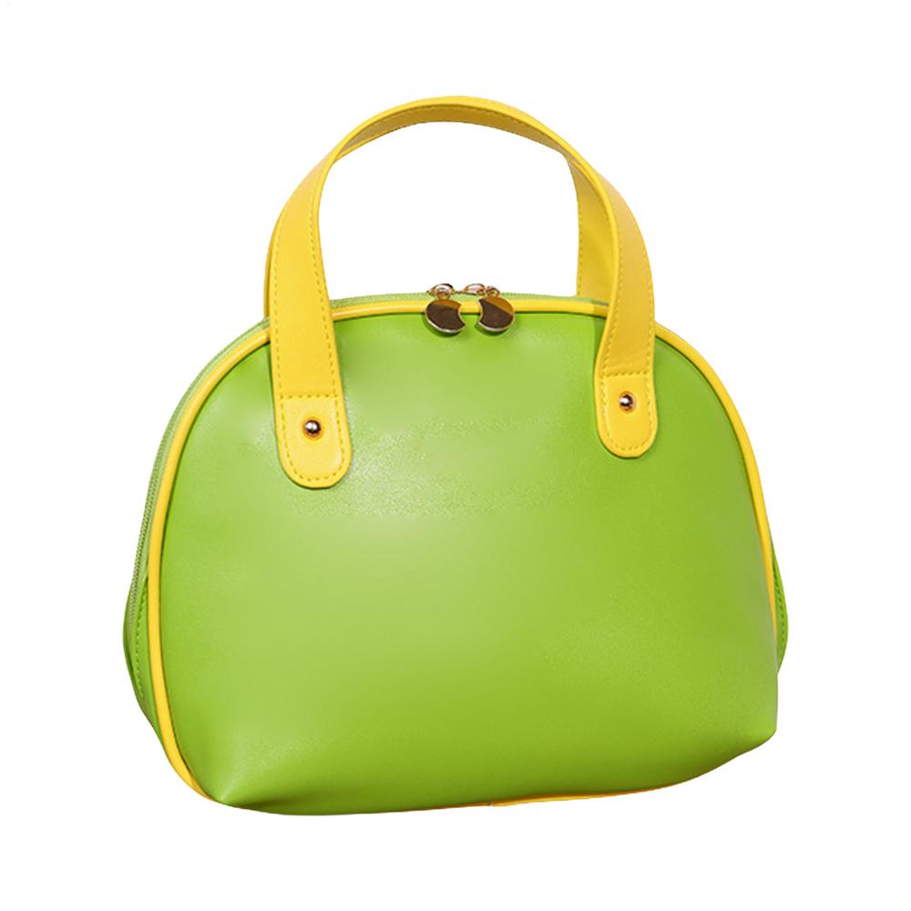 

Cosmetic Bag With Handle Travel Make Up Bag Organizer Large Capacity Pouch Portable Storage Container With Compartments & Handle зелений