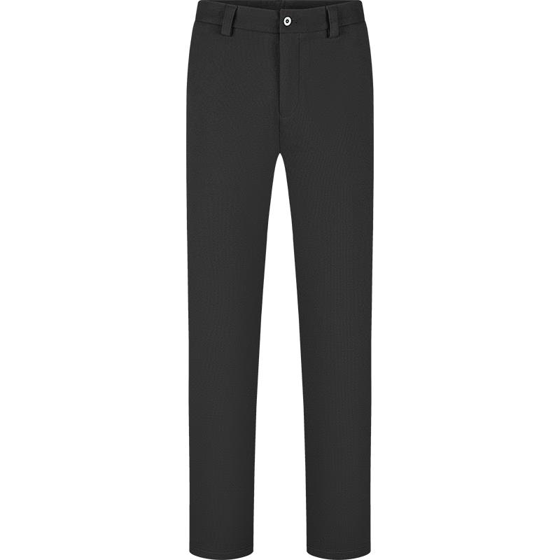 Qipai Men's Fleece-Lined Stretch Knit Casual Business Trousers
