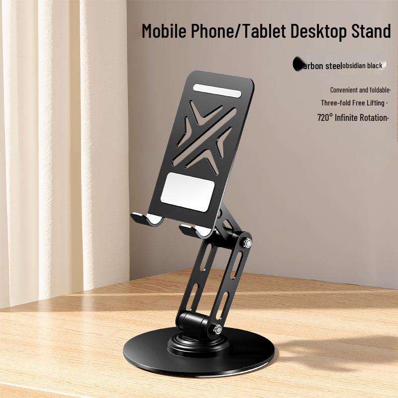 Foldable 360° Rotating Multi-Axis Metal Phone & Tablet Stand