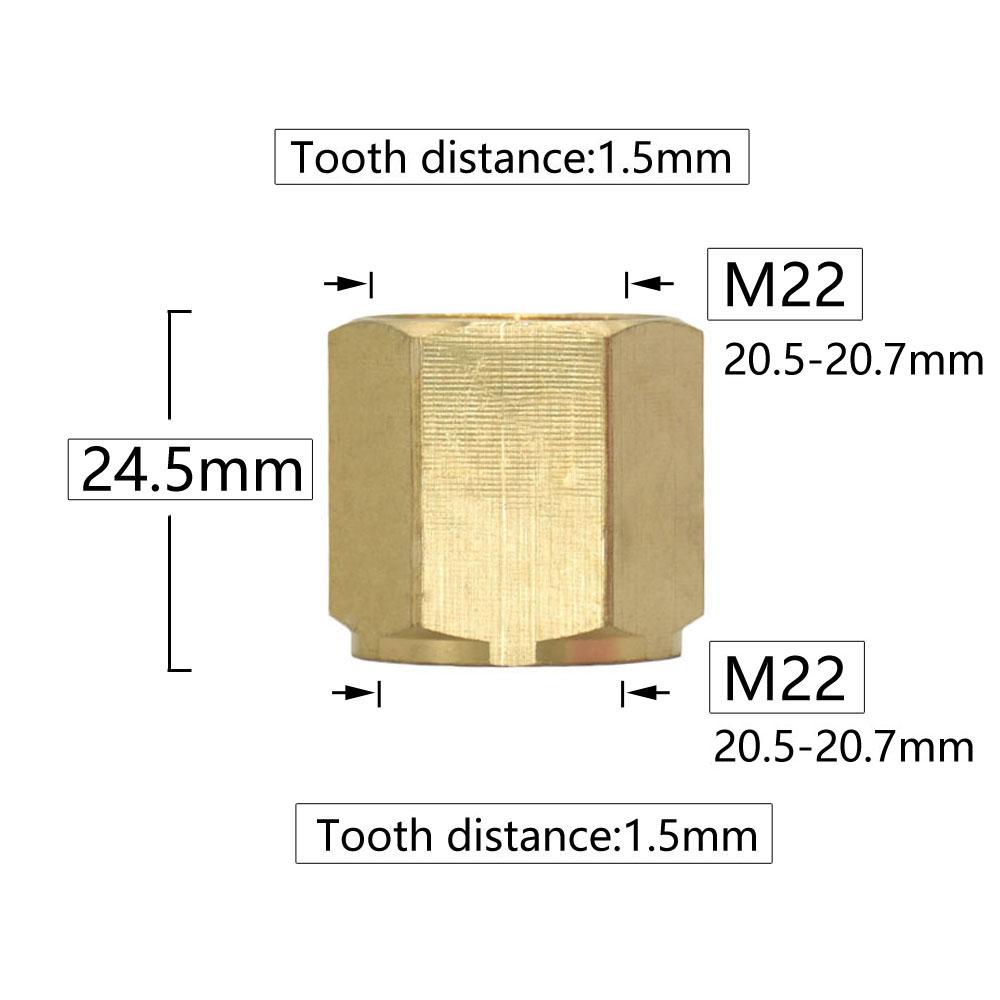 Brass 3/8 1/2 3/4" To M14 M18 M22 Male Female Thread Connector Cleaning Machine Faucet Bathroom Kitchen Copper Fittings