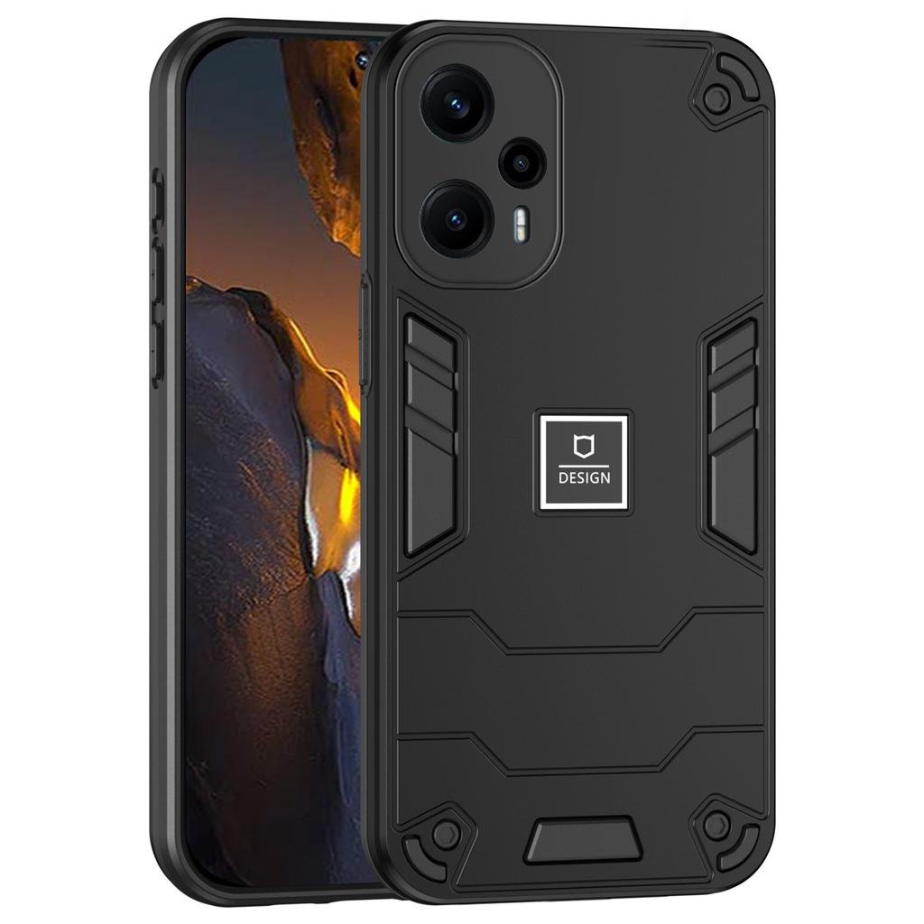 For Xiaomi Poco F5 5G/Redmi Note 12 Turbo Case Drop Protection PC+TPU Phone Cover