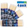 4pcs Premium Chamois Imitation Deerskin Towel Lint-free Cloth Car Interior Use Clean Cleaning Super Absorbent Dry Cloth Yellow