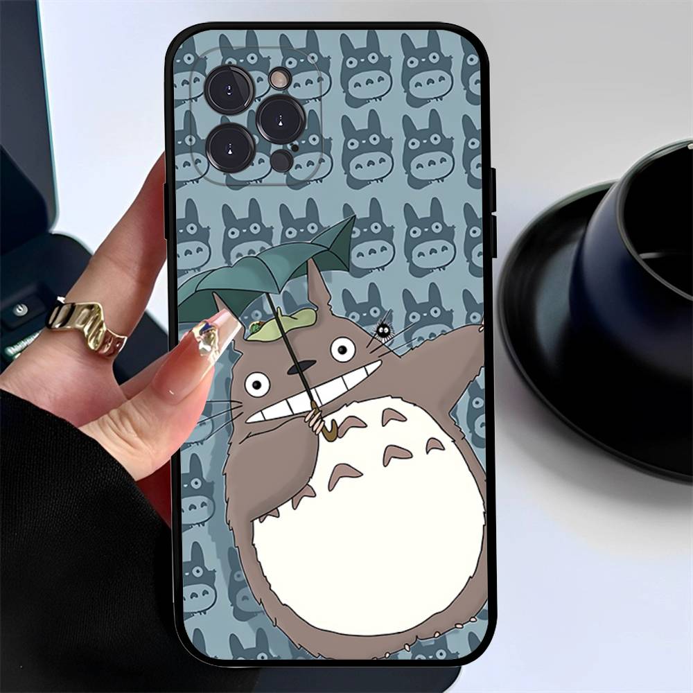 Cartoon Cute T-Totoros Phone Case For Iphone 17 16 15 16e 14 13 12 11 Pro Max Plus Case Cover Coque