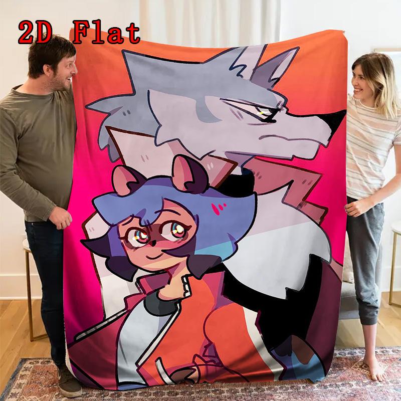 BNA 2D Flat Pattern Flannel Blanket High quality All Seasons Warmth and Comfort Perfect for Christmas Gifts.