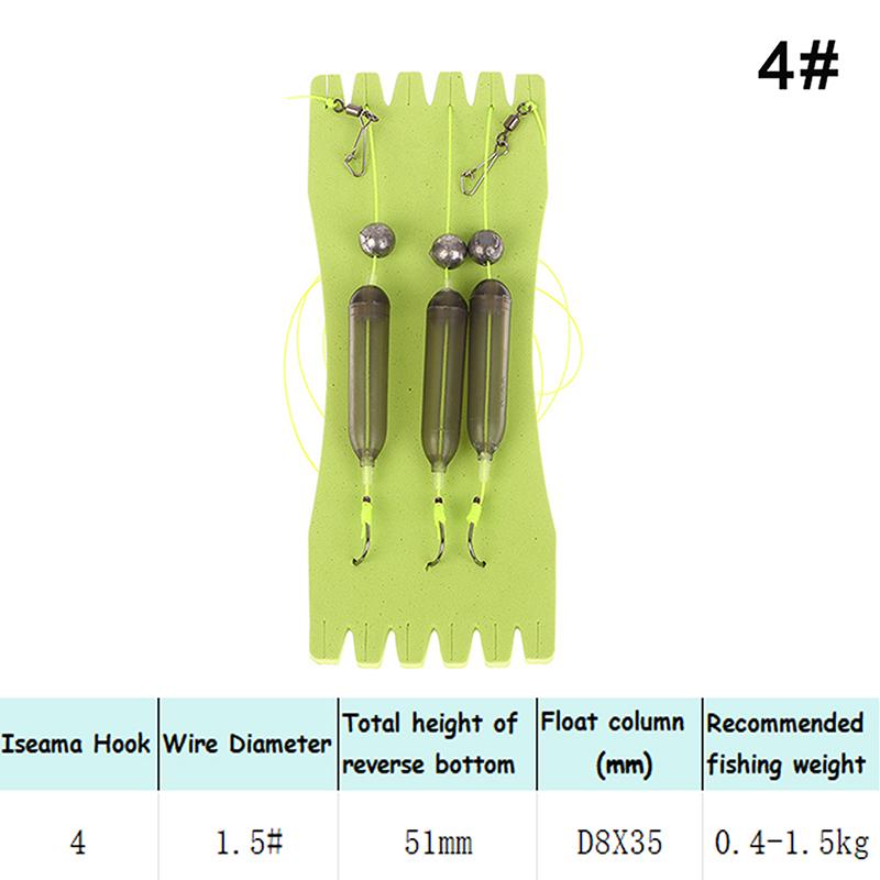 

1 шт. 3 крючка Рыболовные поводки Крючок Iseni Крючок с бородкой Карповый рыболовный крючок Подвесной Антидонный Карповый поводок Рыболовная приманка 4