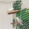 Parrots Cage Accessories 6Pieces/Set Wooden Perches Chewing Sticks Climbing Branches Stand For Small Bird Enrichment