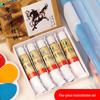 Mali 12-Color Chinese Painting Pigment Set for Beginners - 5-Piece Ink Wash Tool Pack