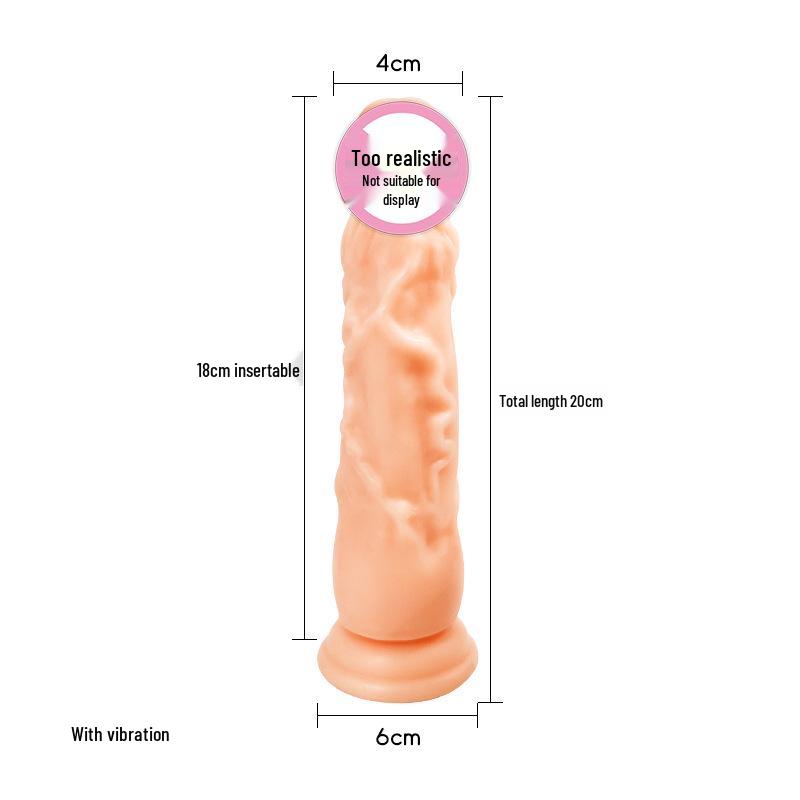 Giant Veiny Realistic Dildo for Women - Extra Large Anal Plug & Masturbator