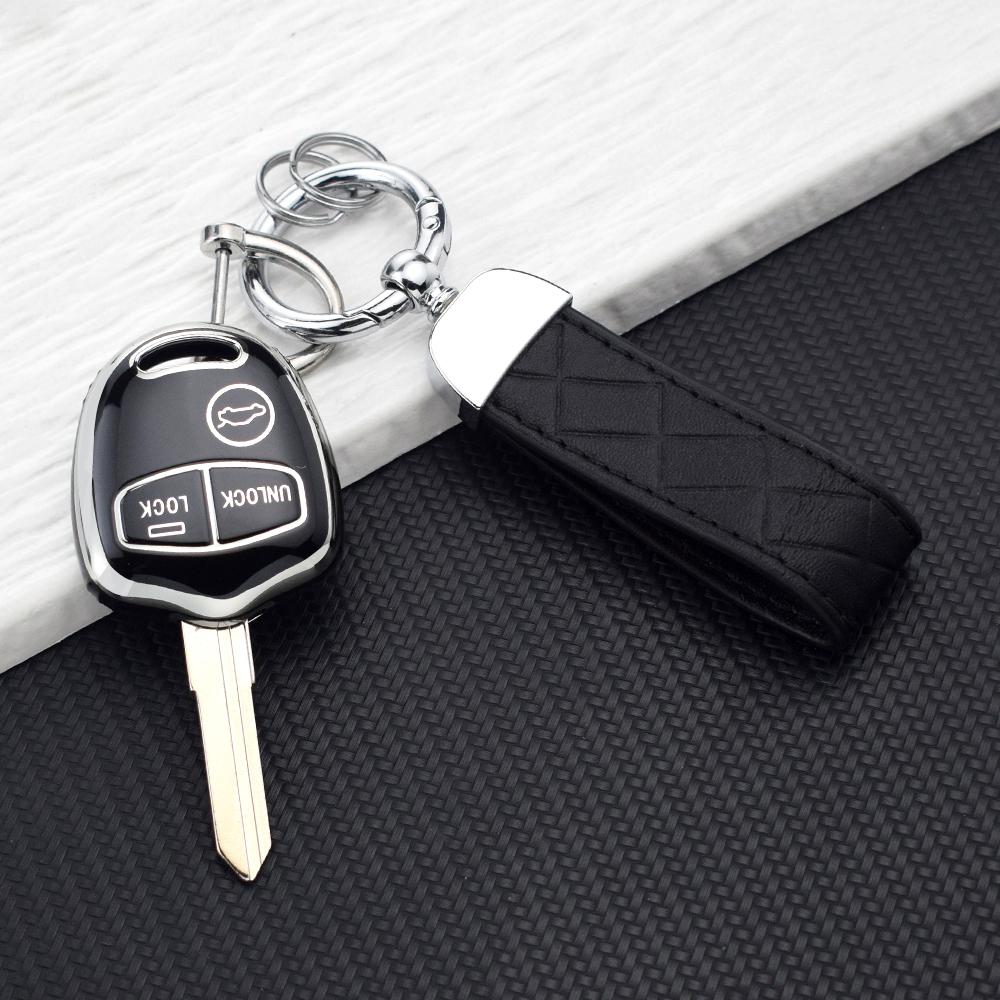2/3 Buttons Car Key Case Cover for Mitsubishi ASX Mirage Montero Shogun L200 Colt Outlander Pajero Lancer EX Key Fob Accessory