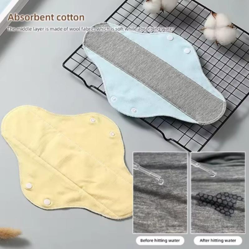 1/6 Reusable Adult Diaper Non-slip Soft Washable Panties Menstrual Cloth Sanitary Feminine Hygiene Pad Period Cotton Panty Liner