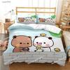 3D Cute BuBu Bear Cartoon Anime All Season Duvet Cover kawaii Bedding set Soft Quilt Cover and Pillowcases Full Queen King Size
