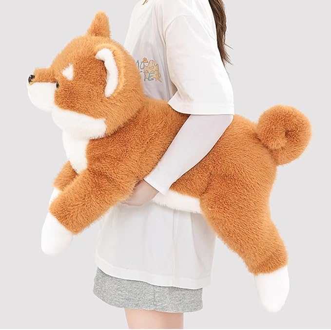 Shiba Inu Plush Dog Toy 45cm Soft Cuddle Pillow