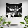 Aertemisi Arnold Schwarzenegger Conquer Motivational Tapestry Wall Hanging Art for Bedroom Living Room Decor Party Backdrop