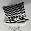 Black White abstract Art pillow over living room sofa cushion cover home decoration bedroom room bed pillow cover