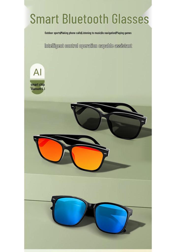 GS08 Smart Bluetooth UV Sunglasses for Driving, Fishing, Navigation, and Calls