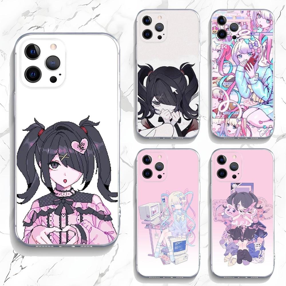 Needy Girl Overdose Game Phone Case For iPhone 15,14,13,12,11 Plus,Pro,Max,XR,XS,X,7,8 Plus,SE,Mini Transparent Silicone Soft