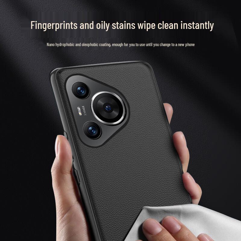 Coolifeng Genuine Leather-Feel Phone Cases for Huawei Pura Series